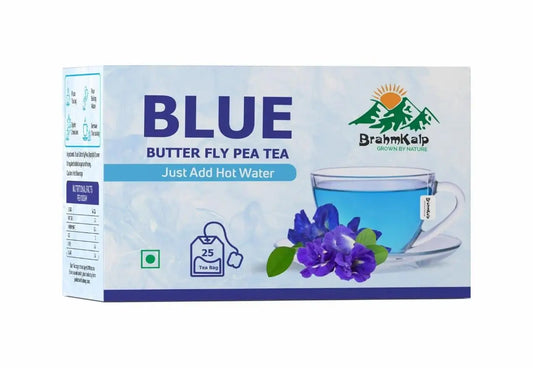 Brahmkalp Blue Butterfly Pea Tea Bags – Herbal, caffeine-free tea for diabetic wellness and antioxidant support