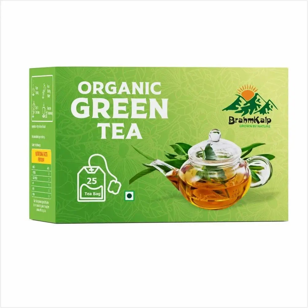 Brahmkalp Herbal Green Tea Bags – Safe for Diabetes, Ideal for Daily Detox and Weight Management