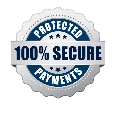 Brahmkalp 100 percent secure payment protection badge for safe online shopping